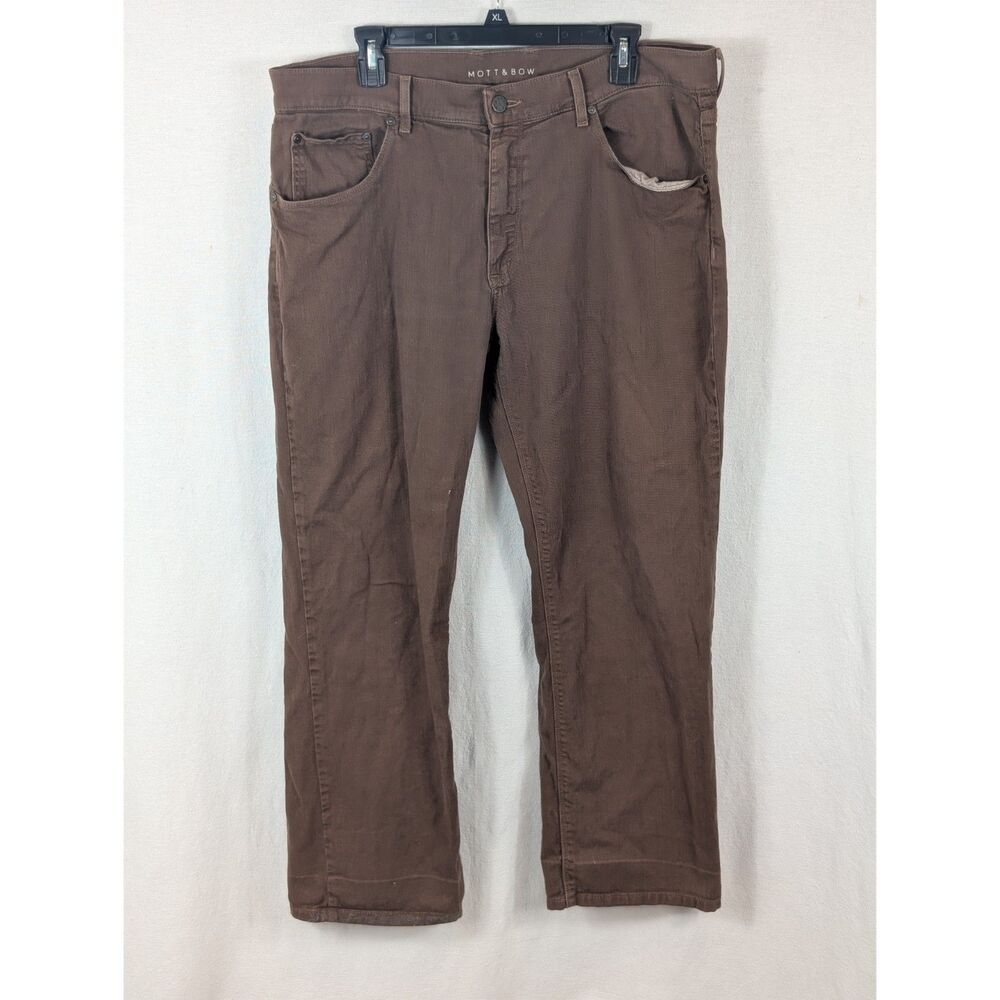 Mott & Bow Slim Mercer Jeans Clay/Brown Men's Size 38x30